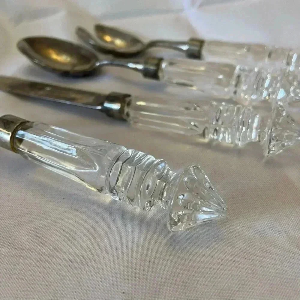 VINTAGE Christina Godinger Large Silver Plated Serving Utensil Set